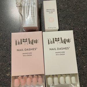 Brand New Red aspen nails